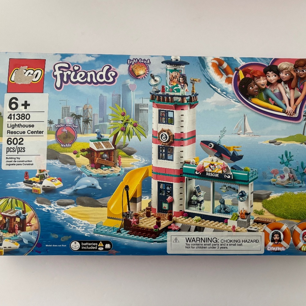 Lego Friends Lighthouse Rescue Center Set #41380 - New, Sealed Minor Box Damage